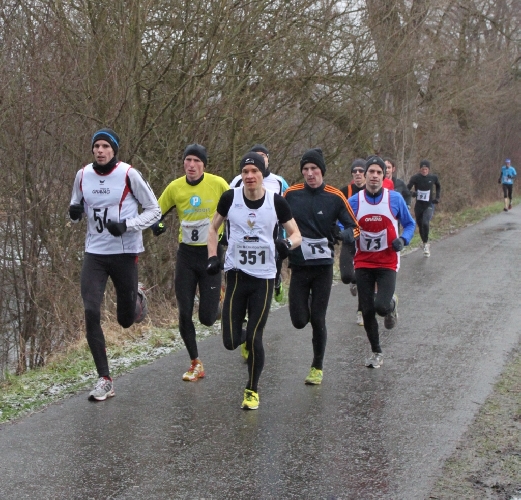 Spitzengruppe auf der zweiten Runde