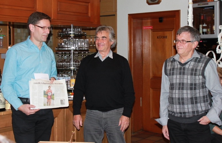 Heinz würdigt die Verdienste von Benno und Sepp