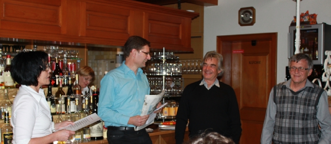 Waldi und Heinz wussten viel amüsantes aus der Mila-Vergangenheit von Benno und Sepp zu berichten