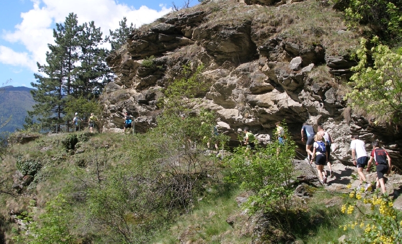Auf dem Rückweg ins Tal