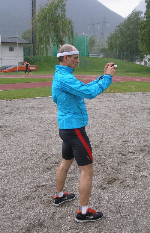 Berni macht Filmaufnahmen