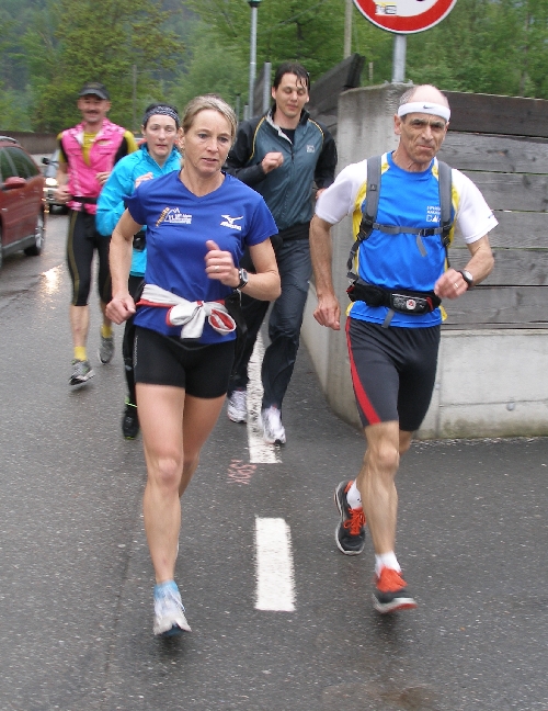 Auf dem Rückweg von der Rundbahn