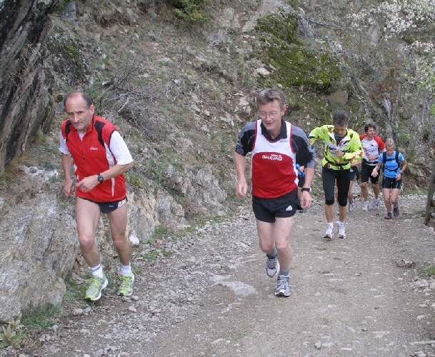 Auf einem Teil des Meraner Höhenwegs (Markus I., Christoph und Rolf)