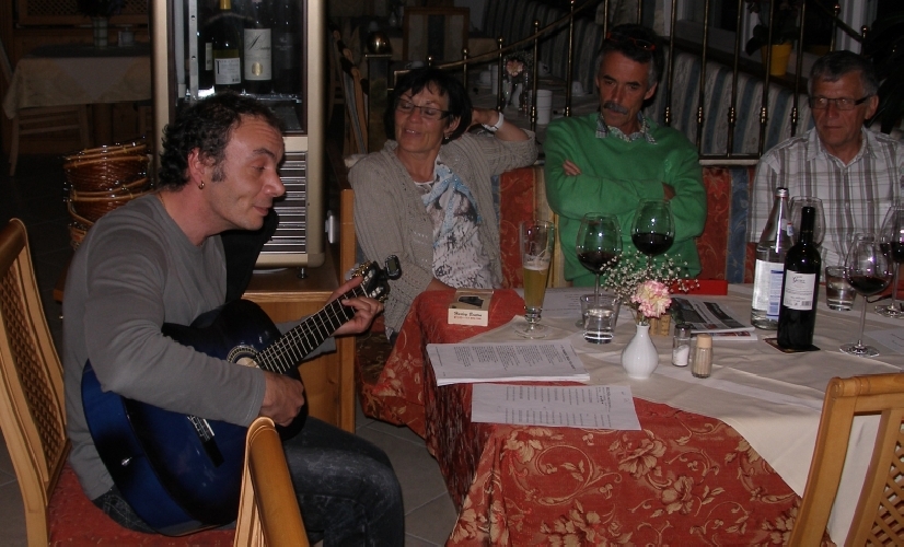 Am Abend gabs ein spezielles Unterhaltungsprogramm