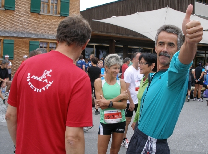 Rolf ist voller Elan vor dem Start