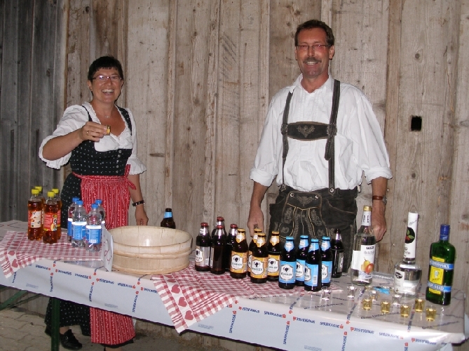 Sogar ein Schnäpsli wurde da offeriert