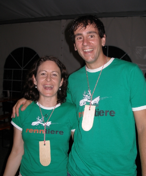 Auch Robert und Manuela von den Renntieren Dornbirn waren dabei