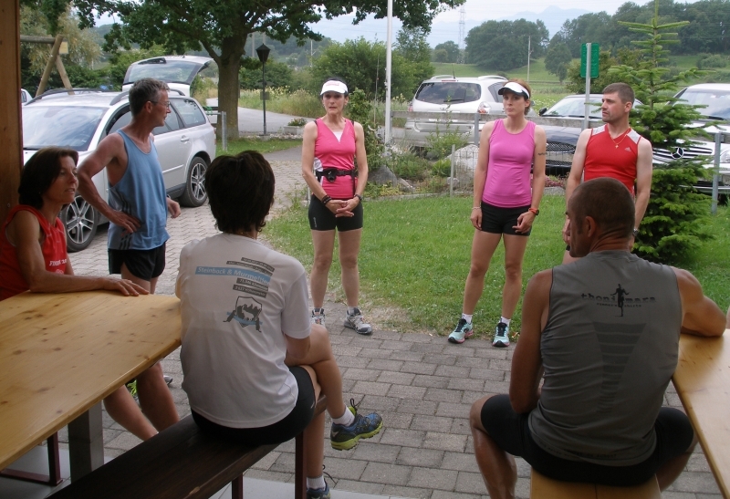 Rina begrüsst die Milas bei der Lienzer Fischerhütte