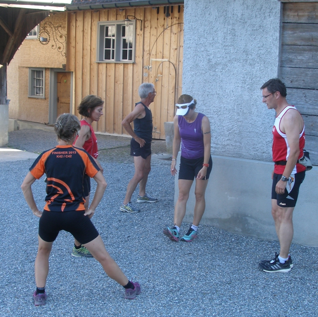 Auch im Sommerprogramm wird gedehnt