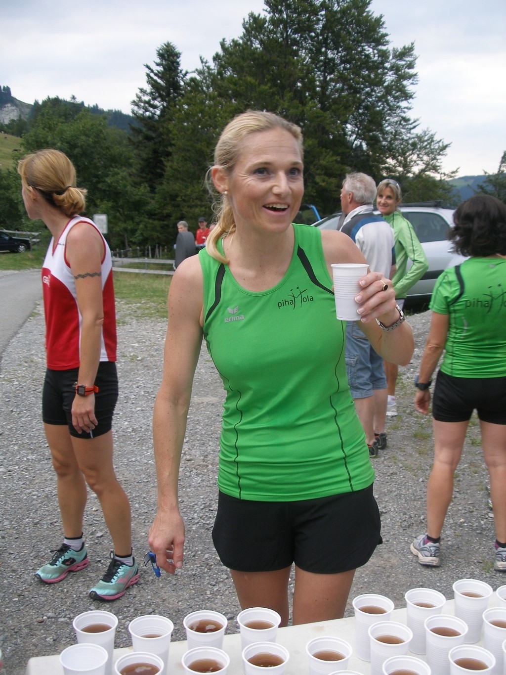 Im Ziel gibts feinen Tee