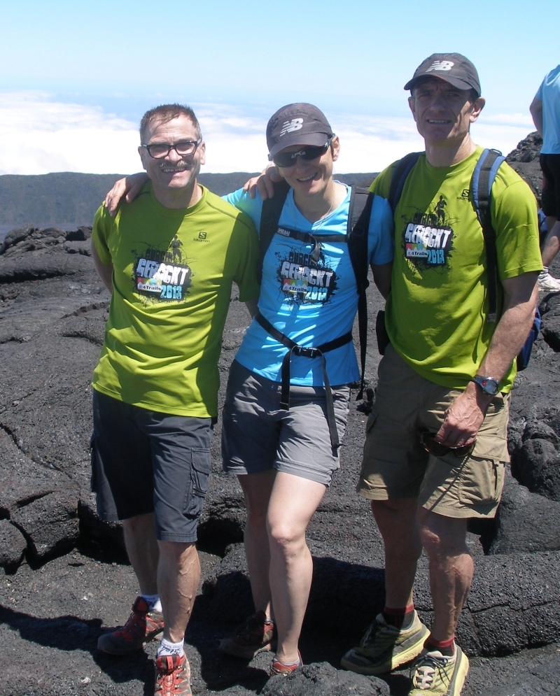 Zusammen mit Julia und Christian Fatton wird die Insel erkundet