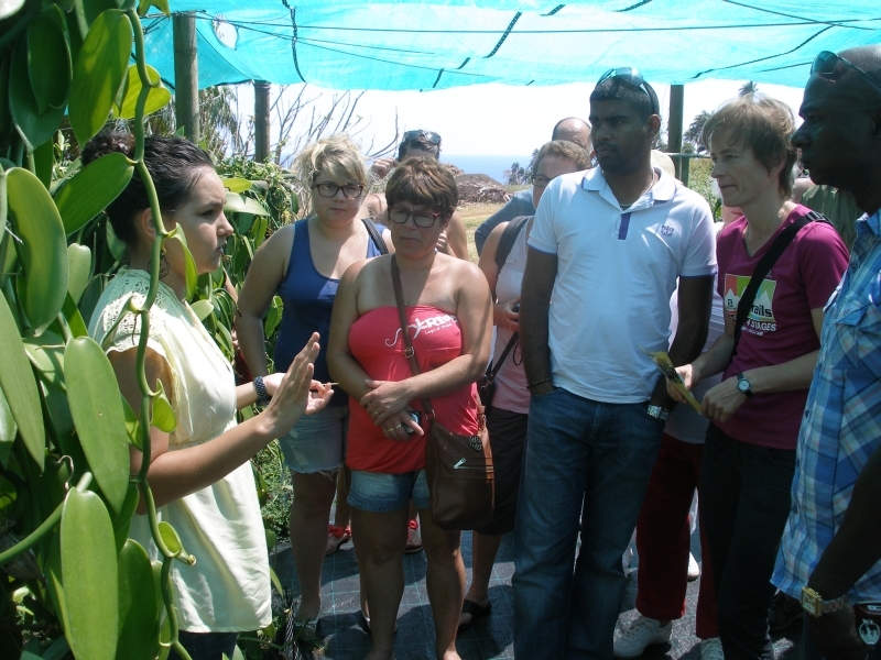 Führung durch die Vanilleraie