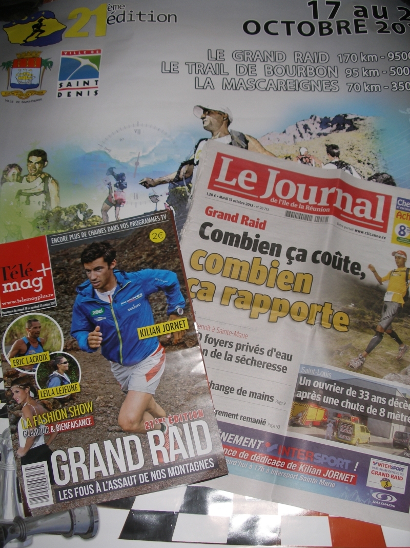 Der Grand Raid, allgegenwärtig an der Medienfront