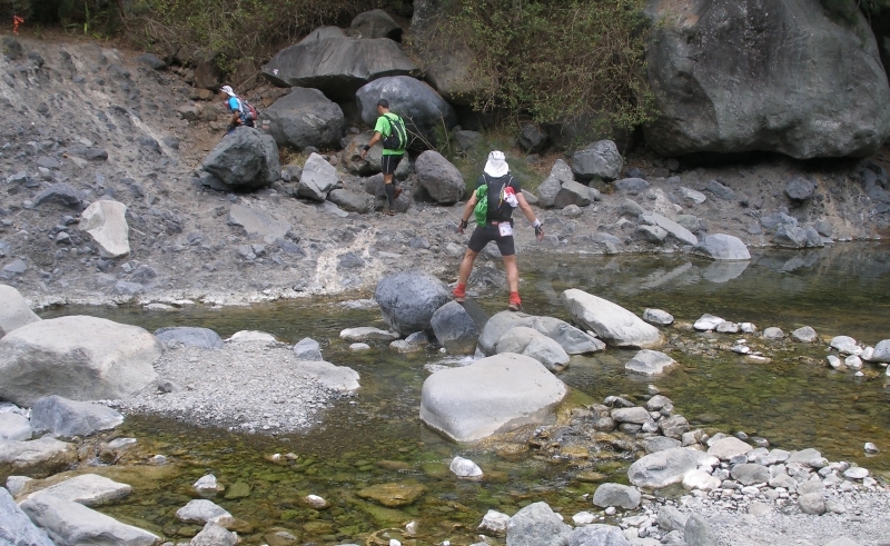 Traverse eines Baches