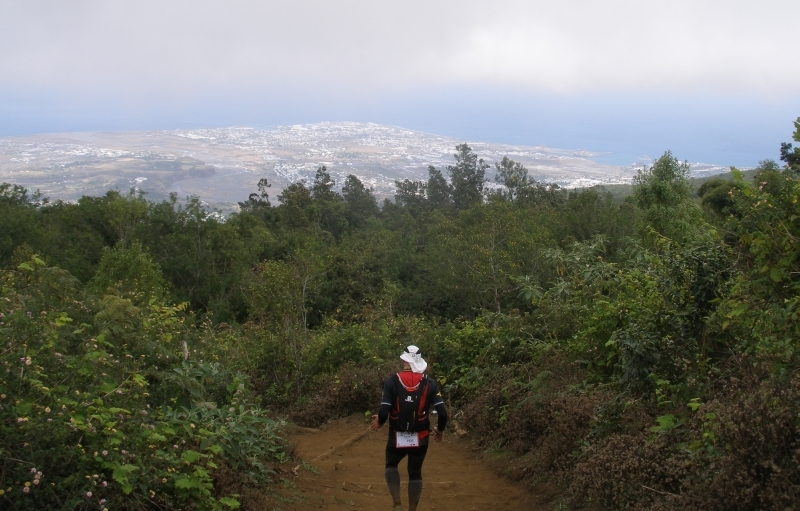 Abwärtspassage hinunter bis ans Meer