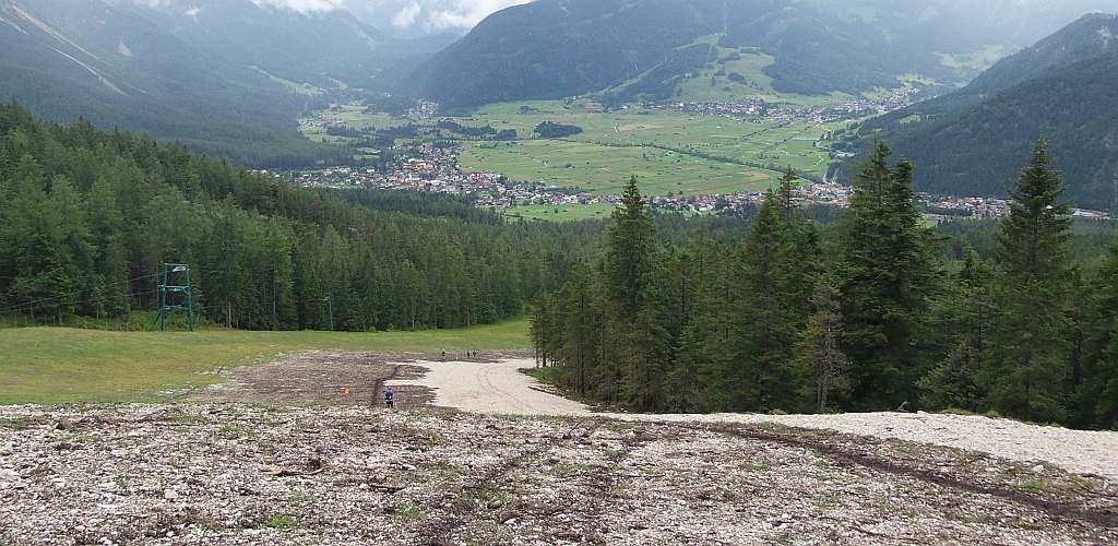 So sehen Skipisten im Sommer aus