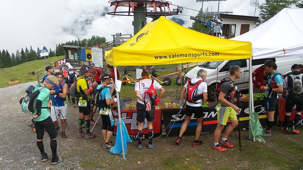 Einer der Verpflegungsposten unterwegs