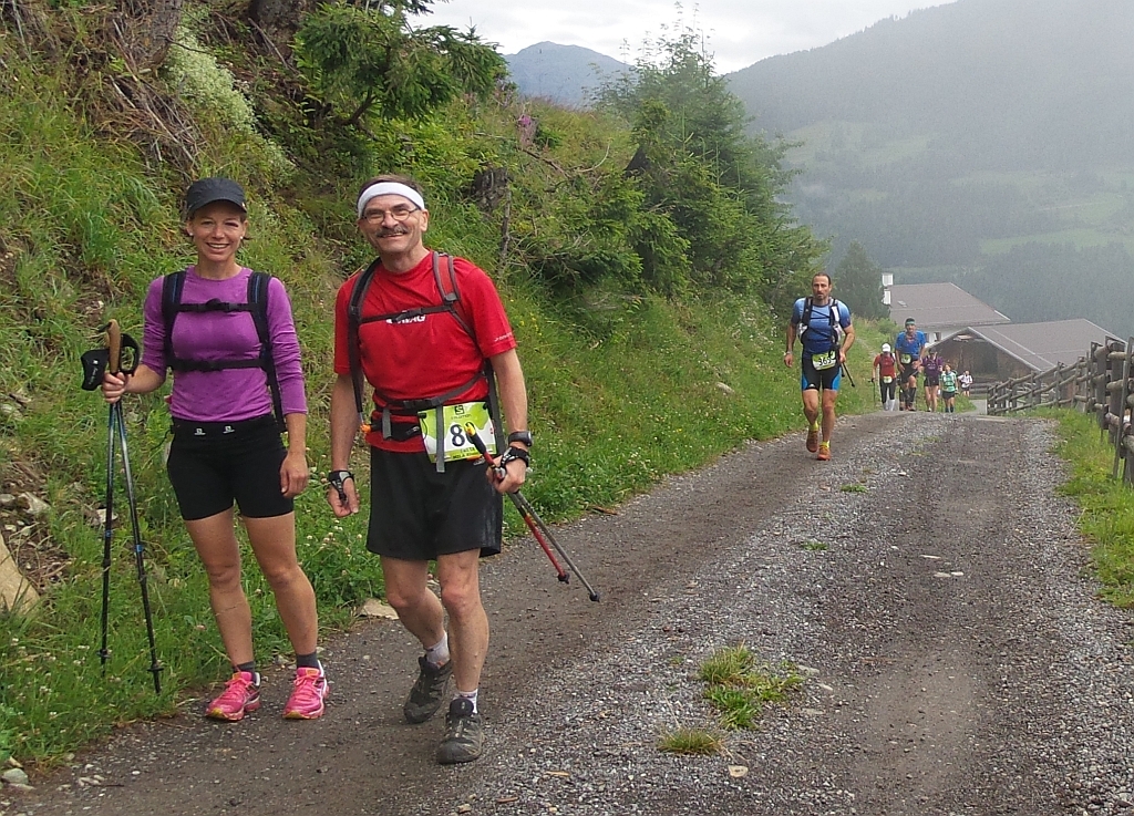 Felix und Denise zu Beginn der letzten Etappe noch zusammen