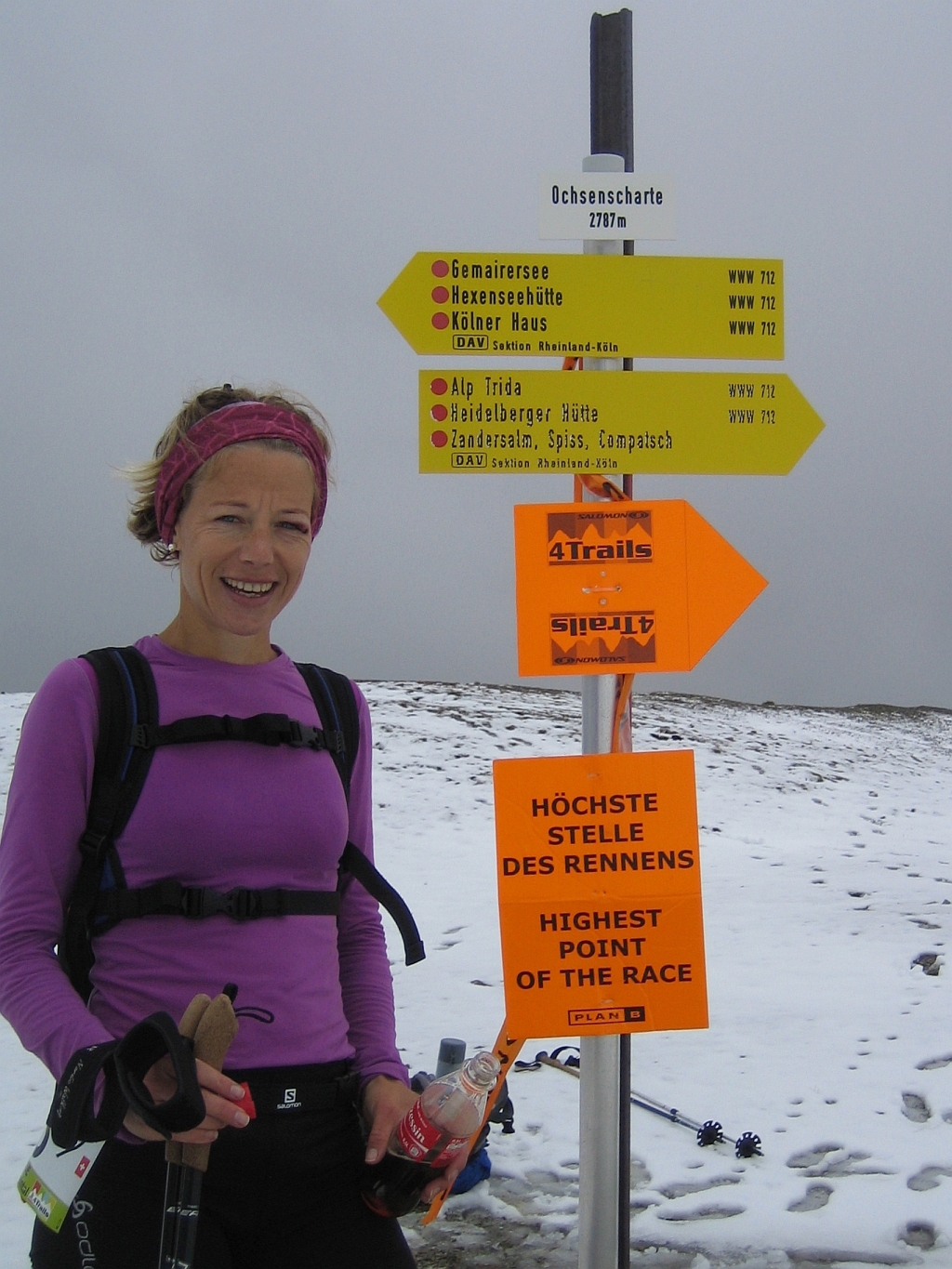 Denise auf der Ochsenscharte