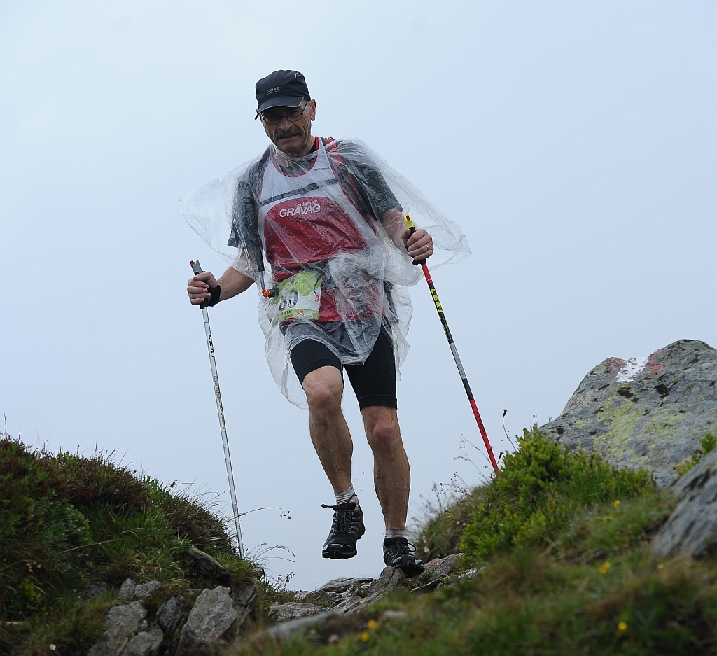 Felix am dritten Tag mit Regen- und Windschutz