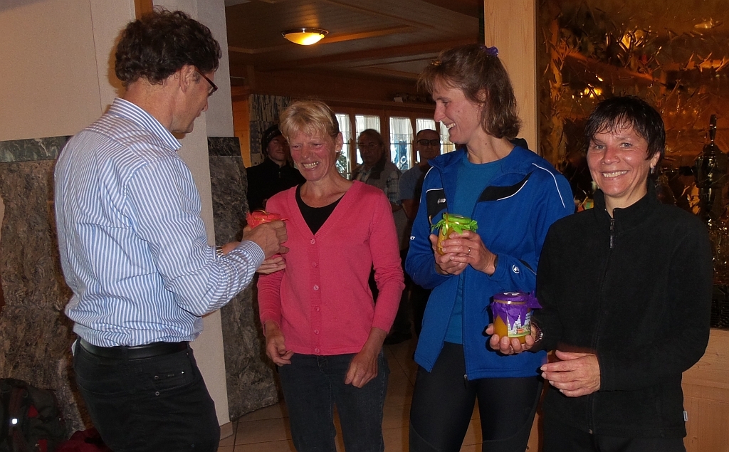 Das Podium der Frauen
