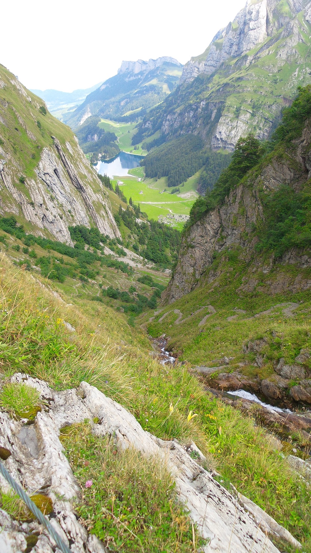 Blick zurück Richtung Seealpsee