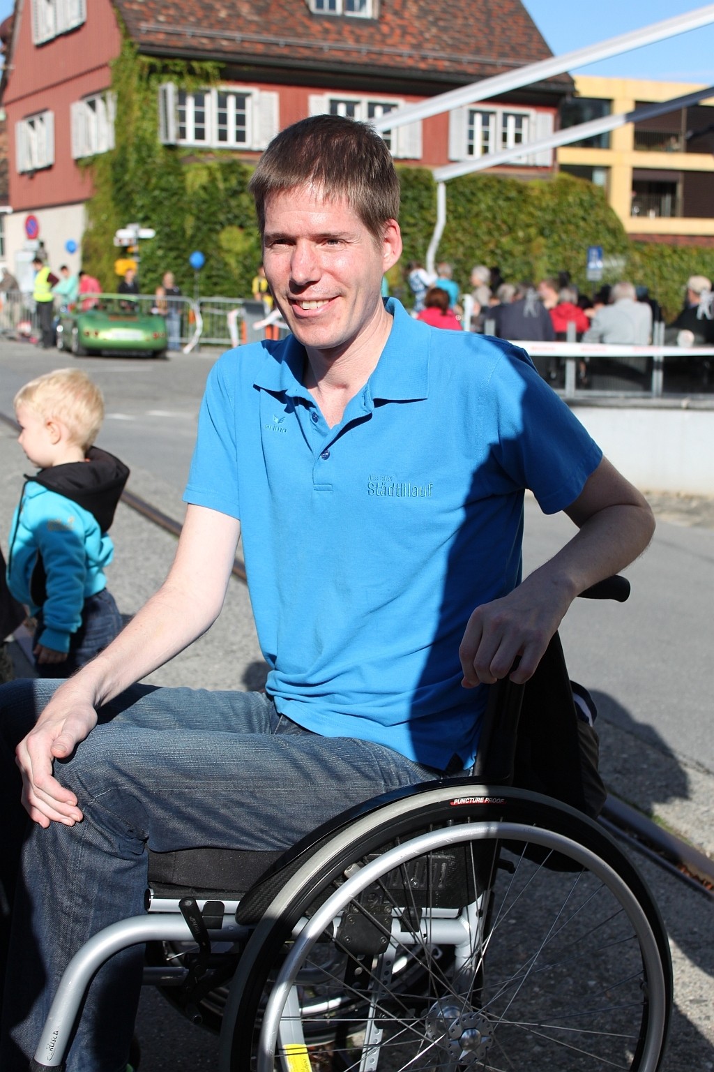 Fredy Marti konnte leider nicht aktiv mittun. Aber er freute sich als Zuschauer dabei zu sein. Gute Besserung!