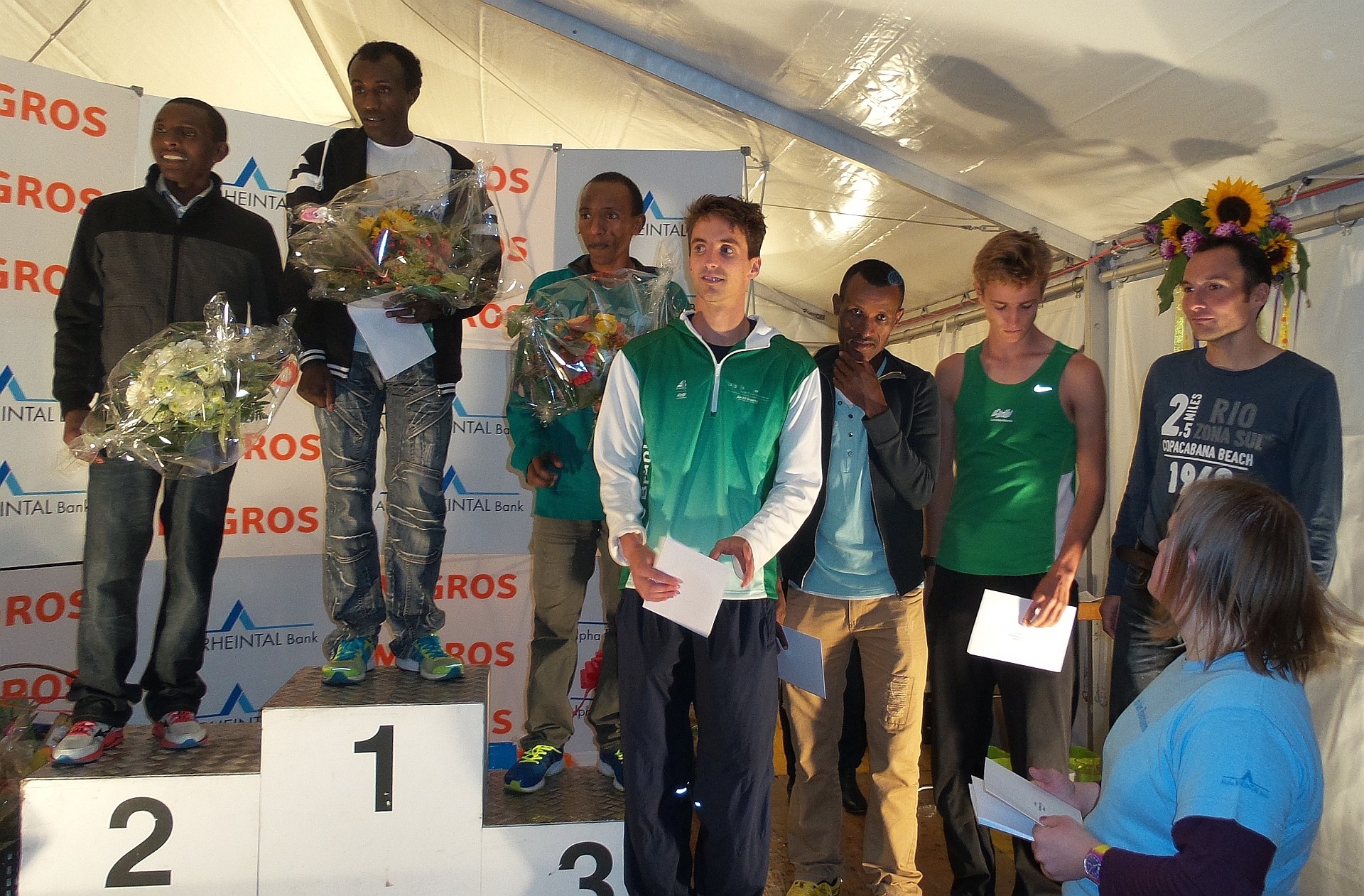 Siegerehrung Hauptklasse/Elite Männer