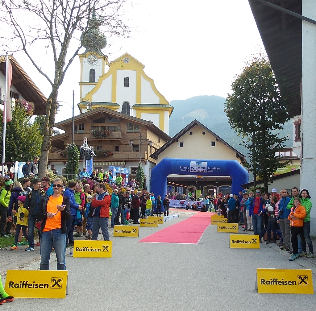 Zieleinlauf in Söll