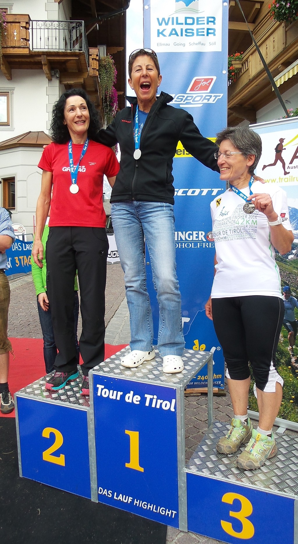 Rina auf dem Podest der AK W55