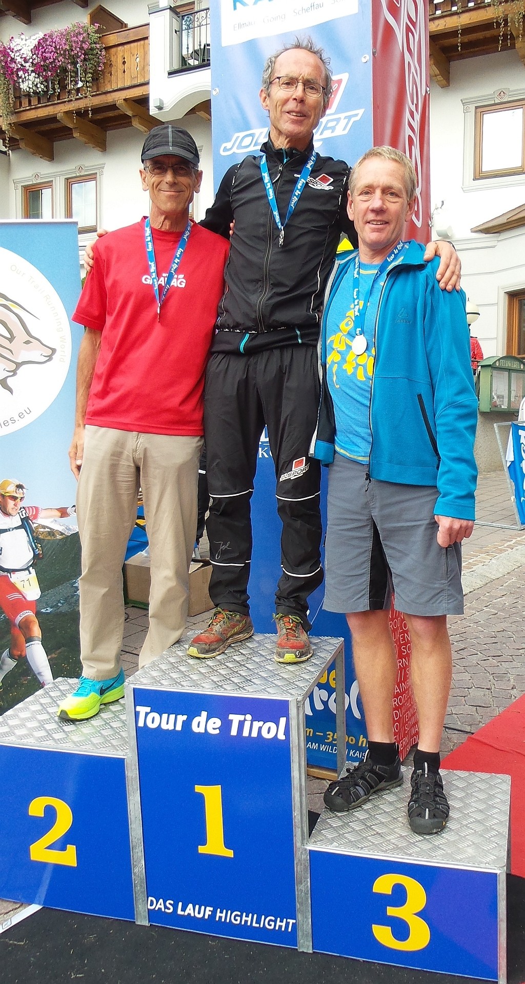 Keine Frage: Auch Berni erreicht in seiner AK M55 den Podestplatz