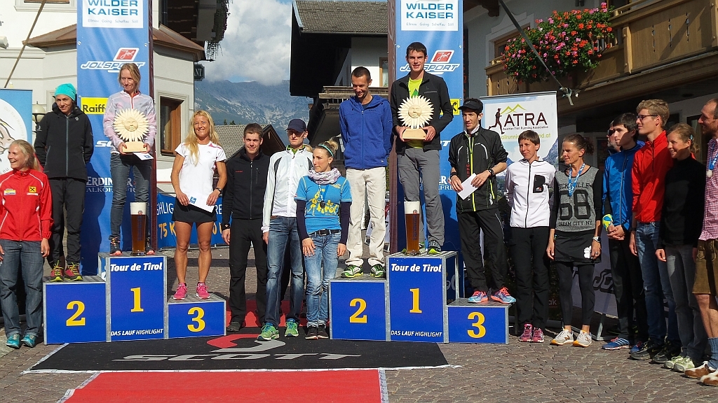 Die schnellsten Frauen und Männer in der Gesamtwertung