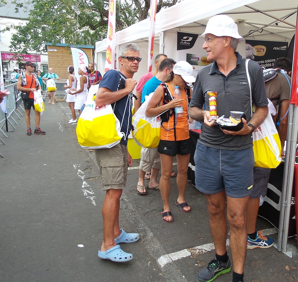 Schweizer Lauffreunde: Marcel Haener, Denise Zimmermann und Christoph Biland