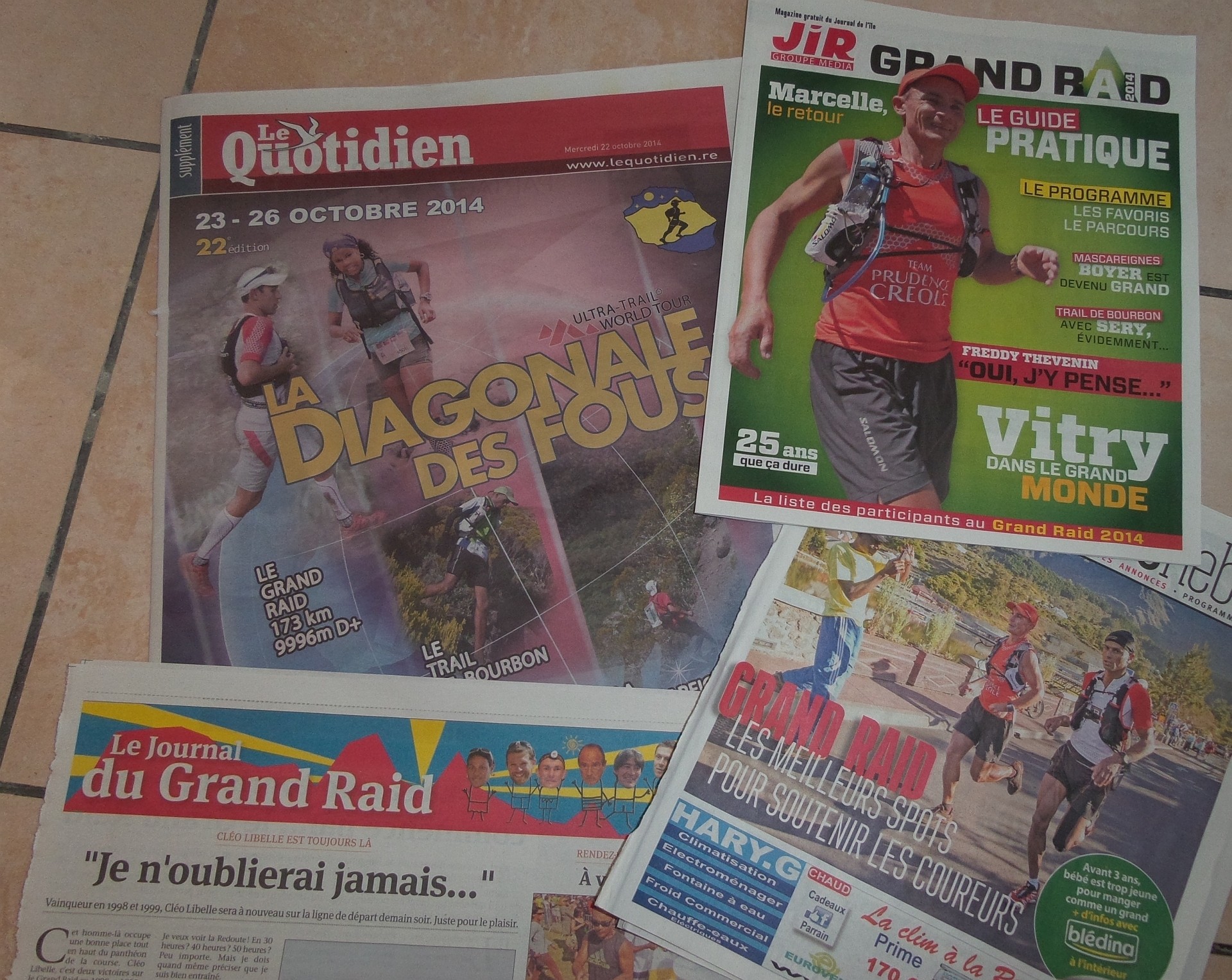 Auf den Frontseiten der Zeitungen gabs nur ein Thema: Der Grand Raid