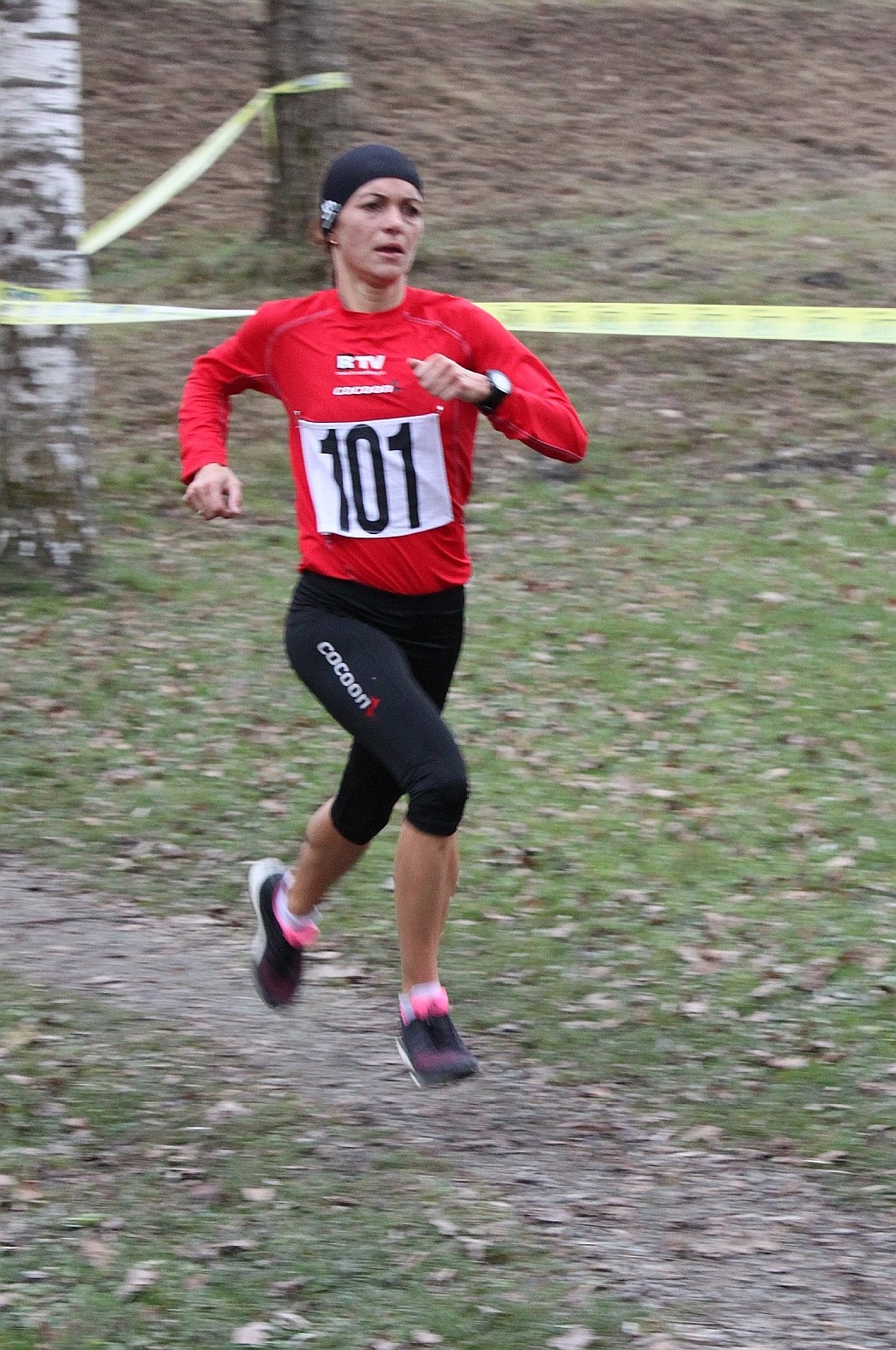 Sandra Urach aus Andelsbuch, Siegerin bei den Frauen über 9 km