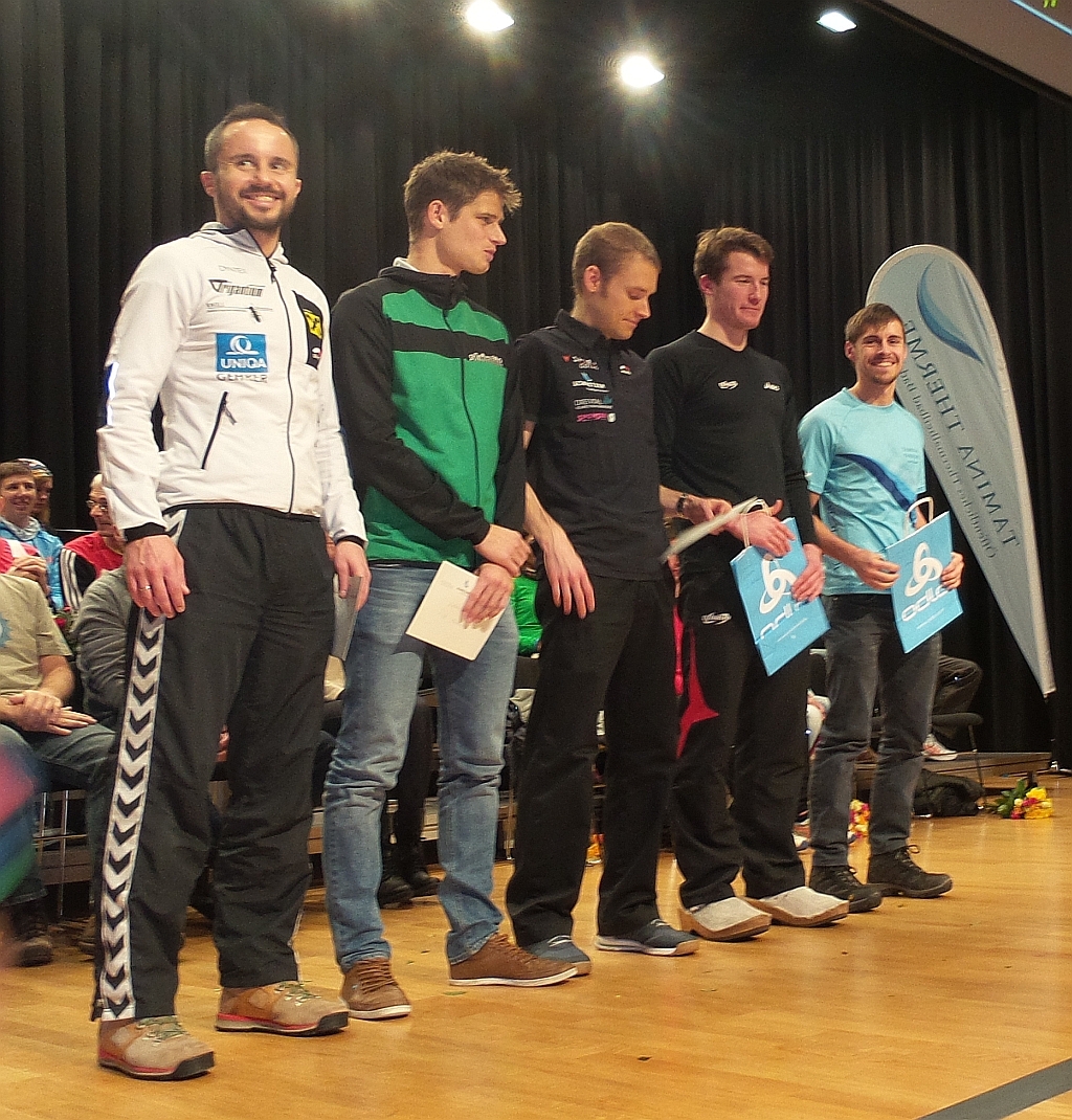 Die schnellsten fünf über 12,4 Km.