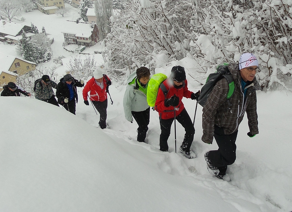 … 700 Stufen bis Rüden.