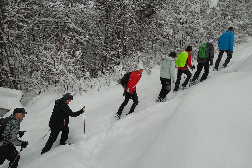Schnee so viel wie schon lange nicht mehr bis ins Rheintal