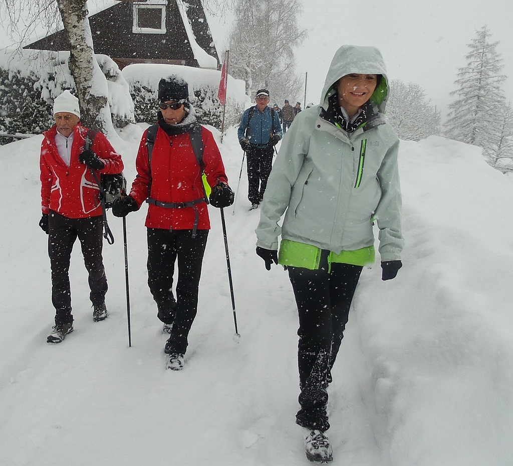Und ständig fällt der Schnee