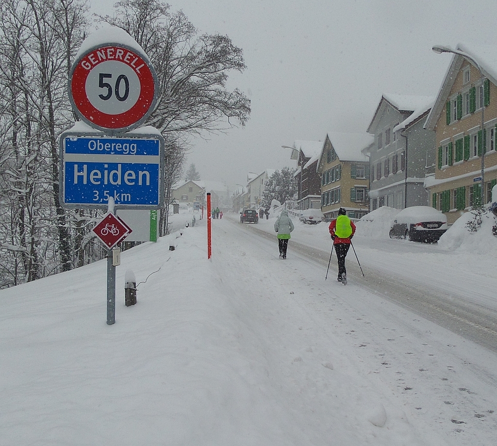 Oberegg, Ziel der Miola-Wanderung, ist erreicht