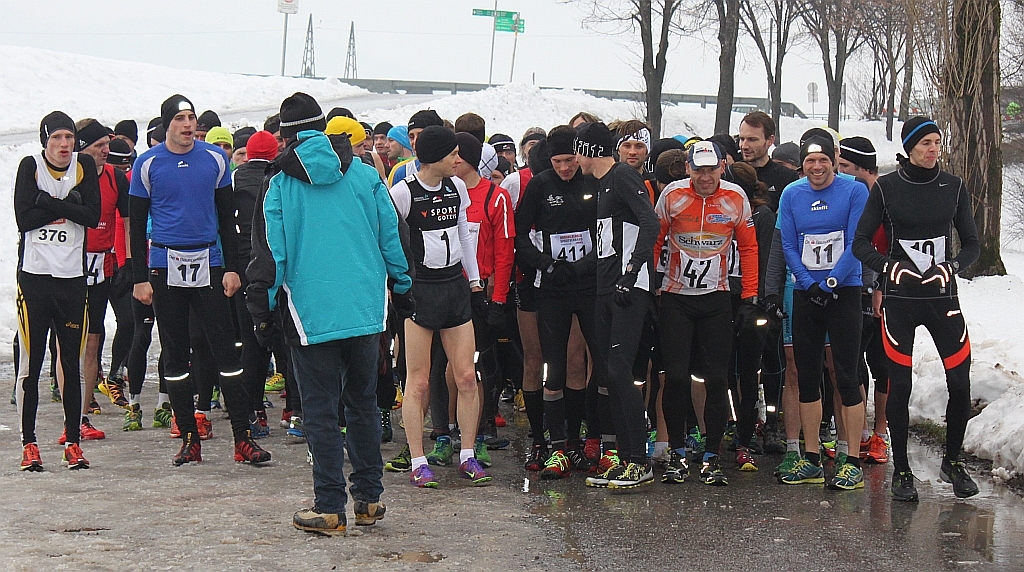 Gleich wird gestartet zu den fünf Runden bzw. 15 Kilometer