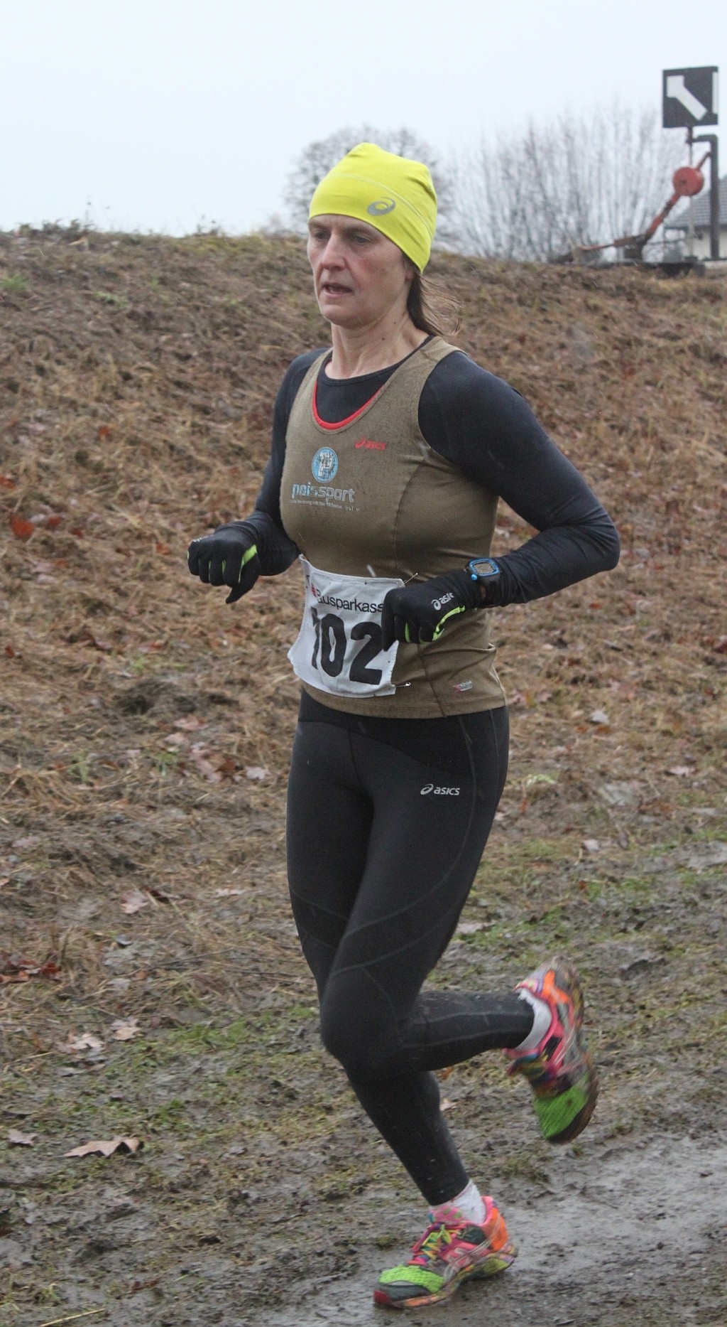 Iris Bechtiger, schnellste Frau an diesem Tag