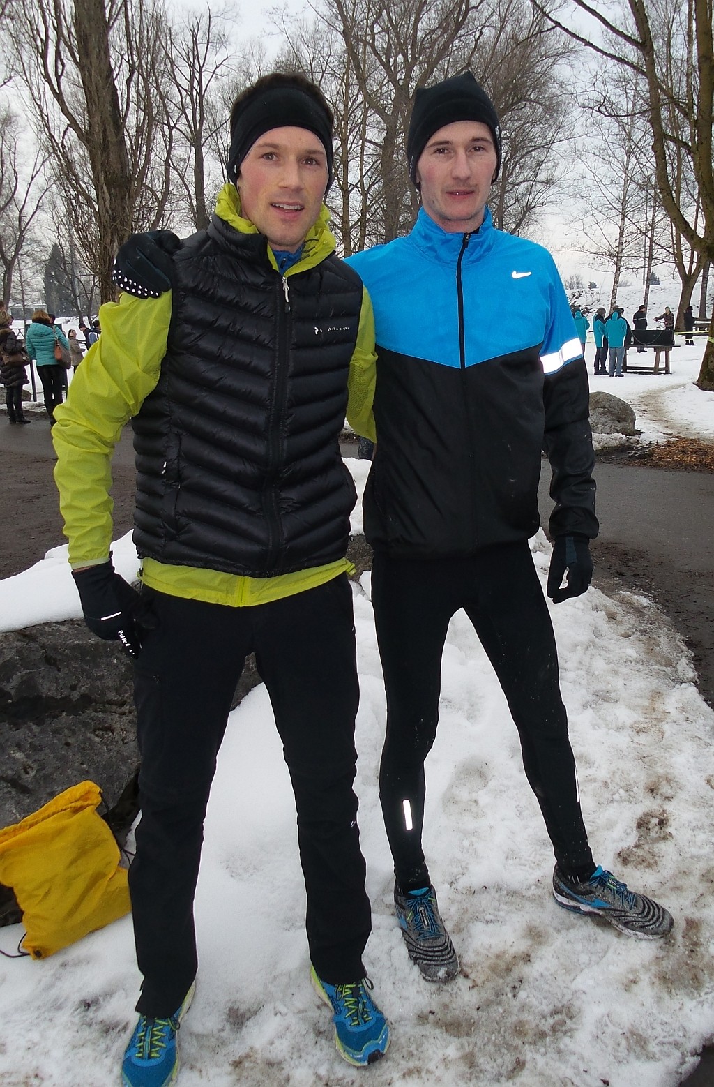 Doppelsieg für die Donnschtighüpfer: Thomas Schmauder (links) vor Stefan Althaus