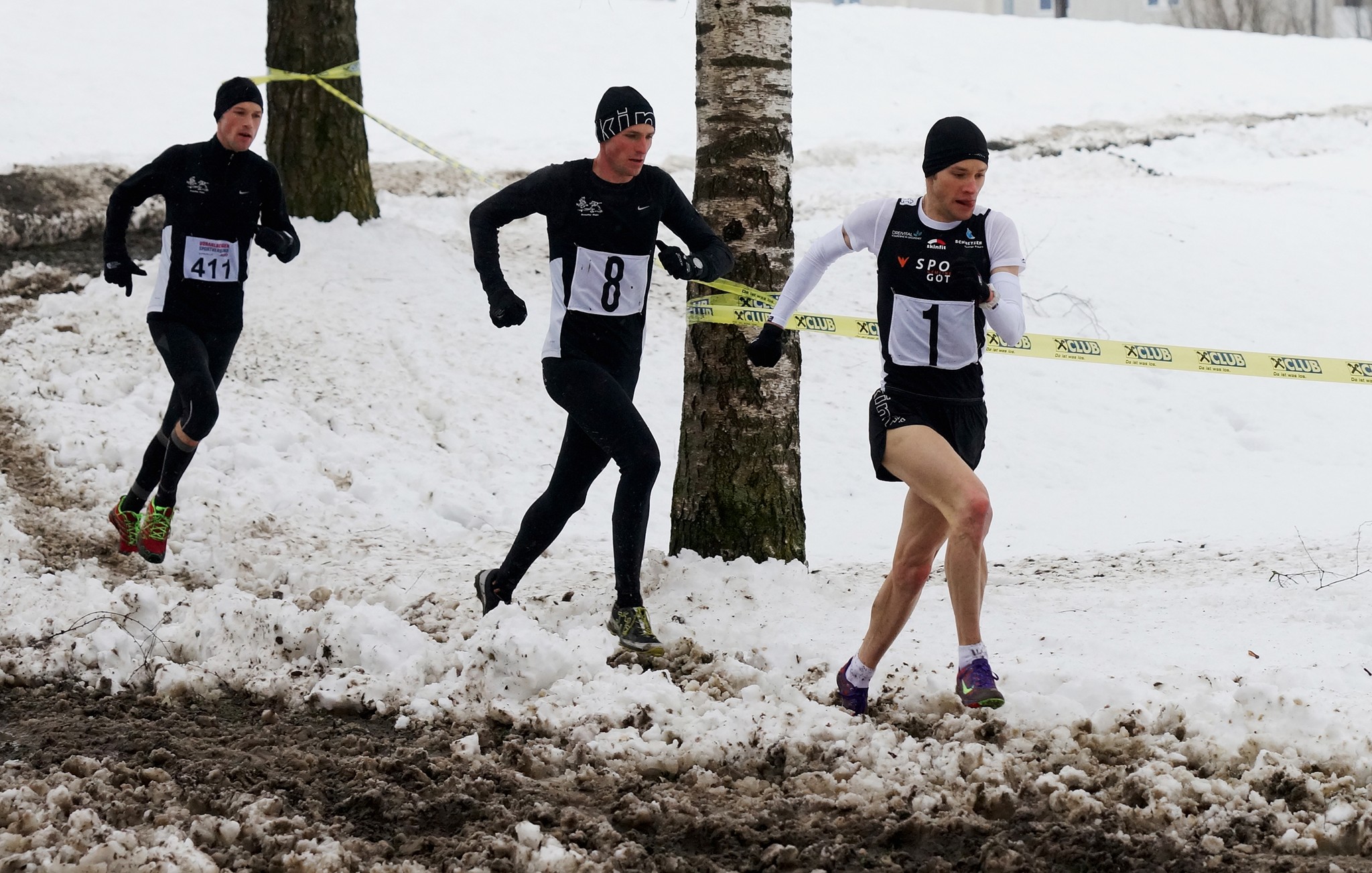 Noch schneller als die Milas: Summer, Schefer und Schmauder im Schneematsch beim 3. CL