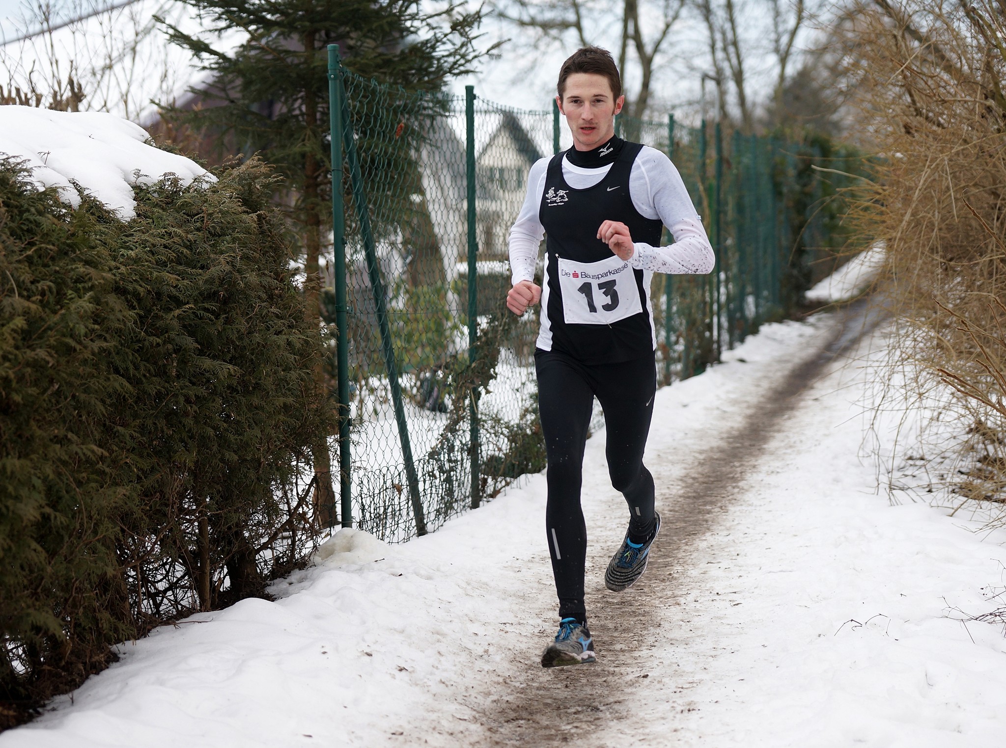 Donnschtighüpfer Stefan Althaus, steigerte sich von Lauf zu Lauf