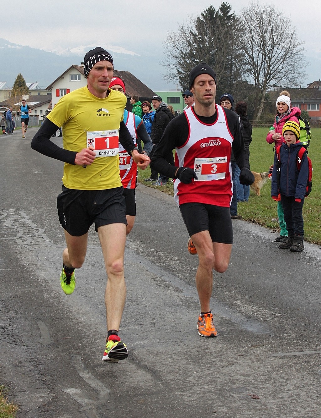 Christoph Schefer und Mathias auf Platz zwei und drei
