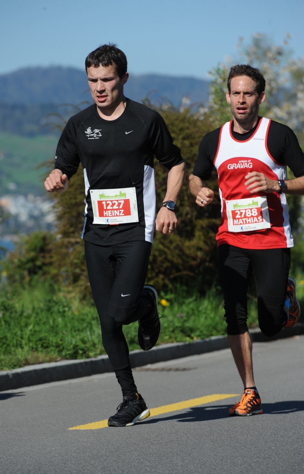 Donnschtighüpfer Heinz Bodenmann und Mathias