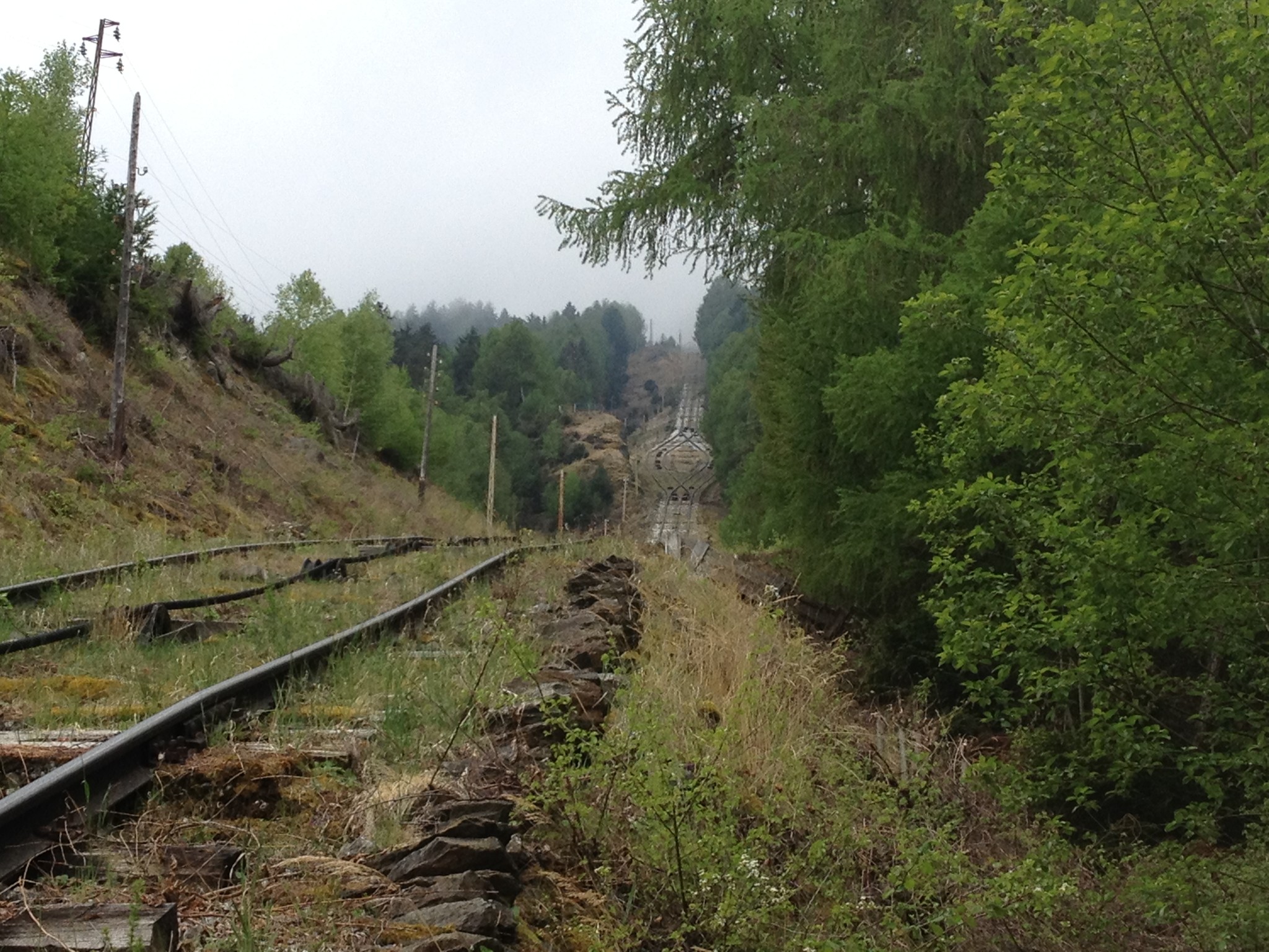 Bahn zum Mamorsteinbruch
