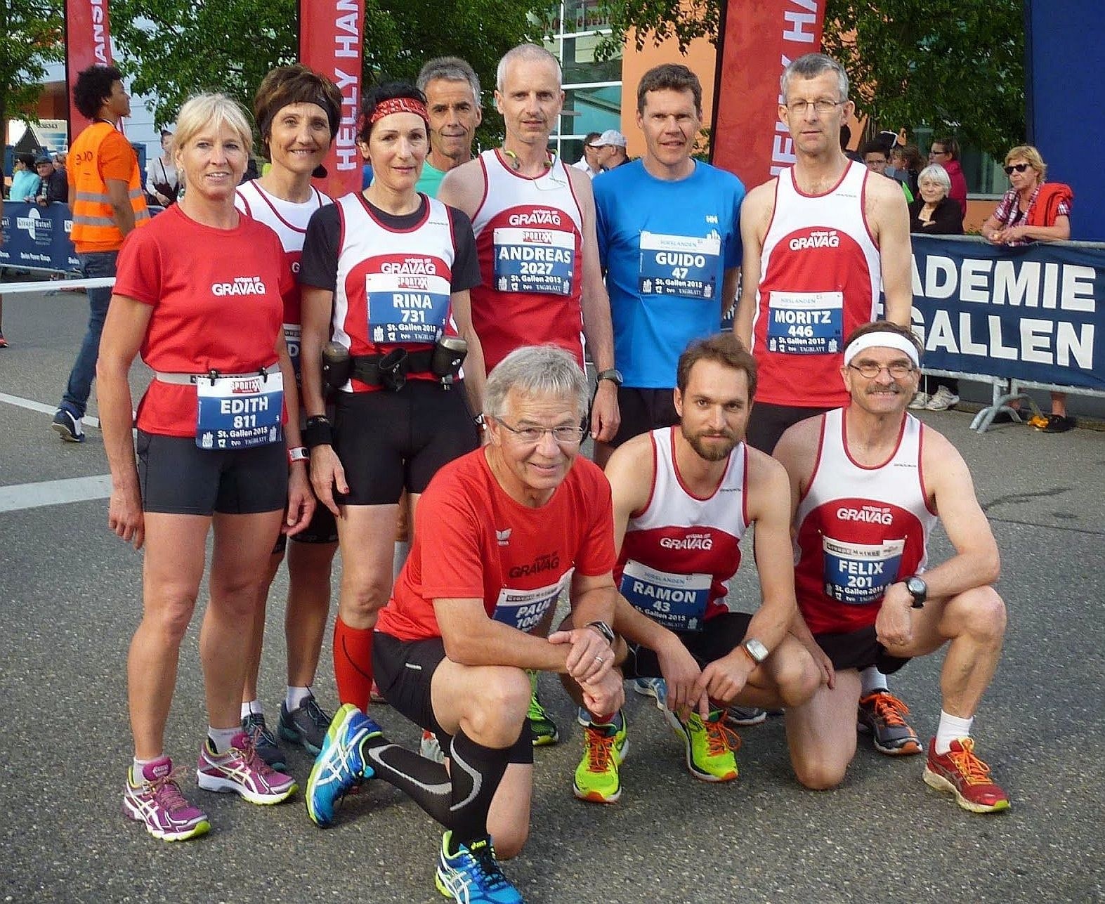 Milas vor dem Start zum Halbmarathon, es fehlt der schnelle Isi