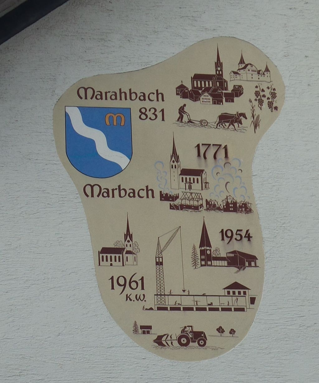 Marbach, eines der ältesten Rheintaler Dörfer mit viel Geschichte